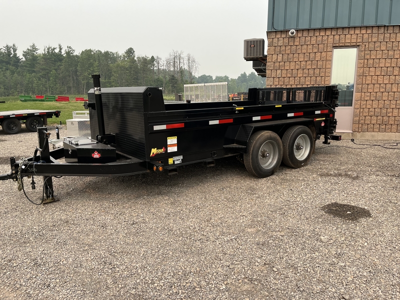 2025 Miska 8 Ton Contractor Dump Trailer